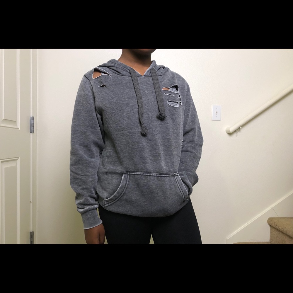 Rue 21 ripped hoddie